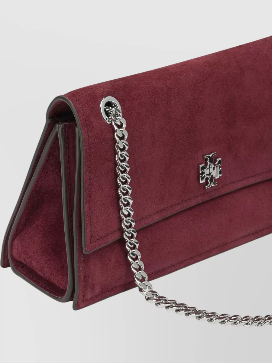 Tory Burch Kira Suede Clutch Bag