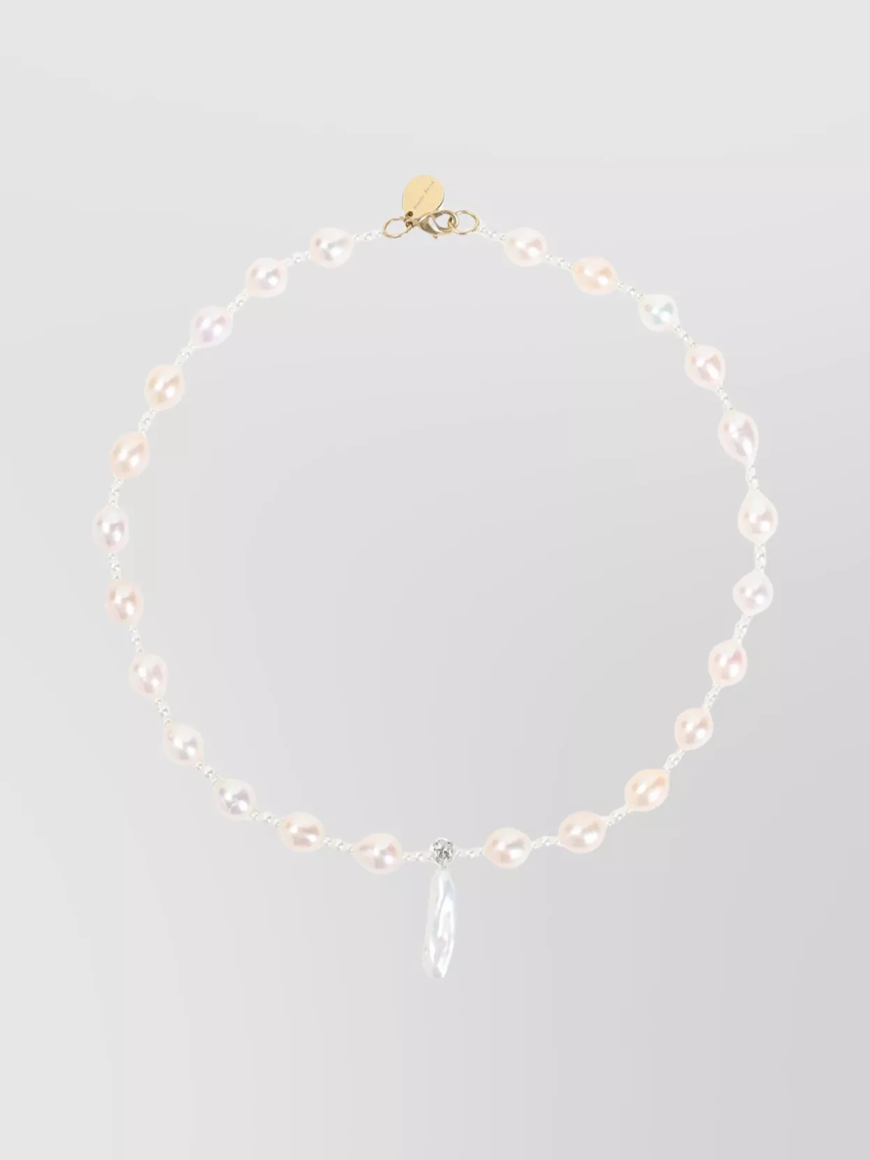 Simone Rocha Pendant Necklace Pearl Beads
