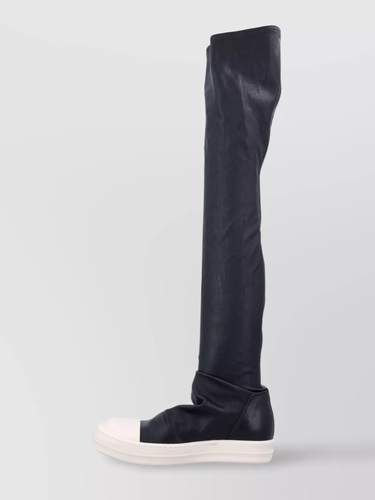 Rick Owens High Top Sneakers Contrast Sole