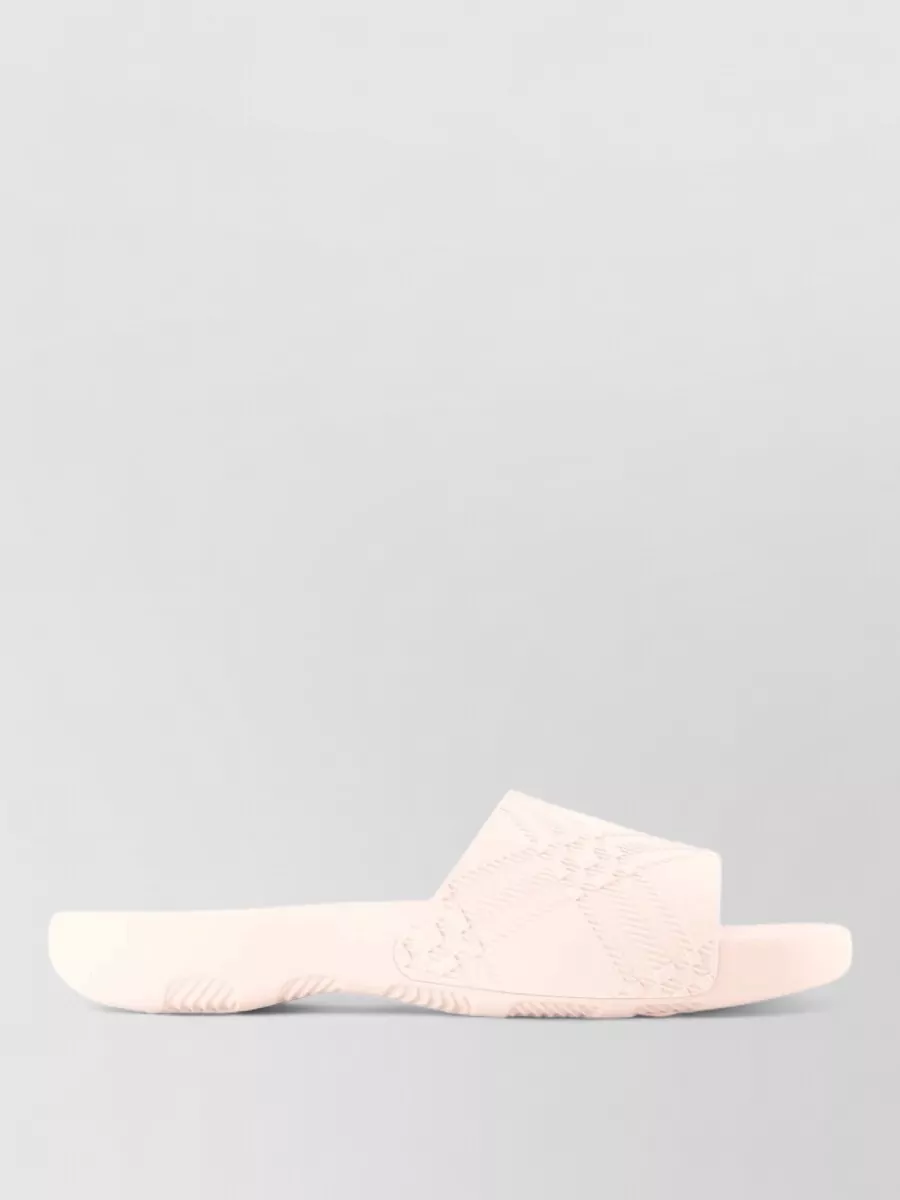 Burberry Glossy Slide Sandals
