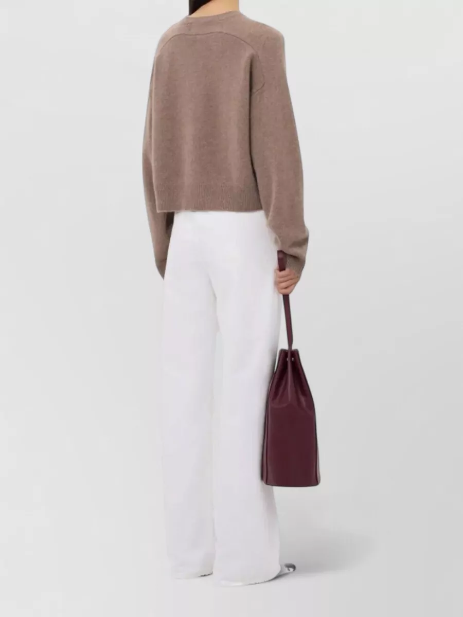 Loulou Studio Cashmere V-Neck Boxy Sweater