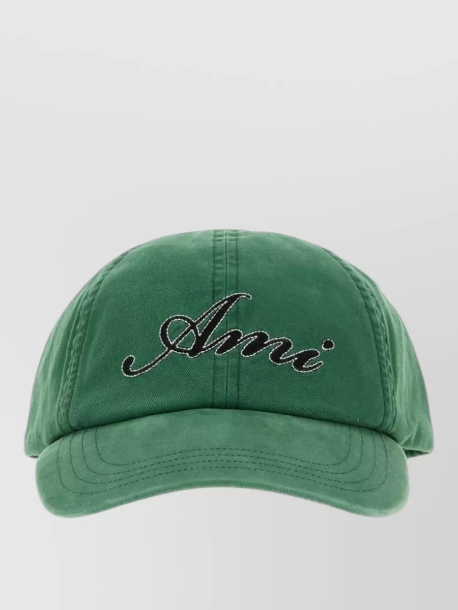 Ami Paris cotton baseball cap