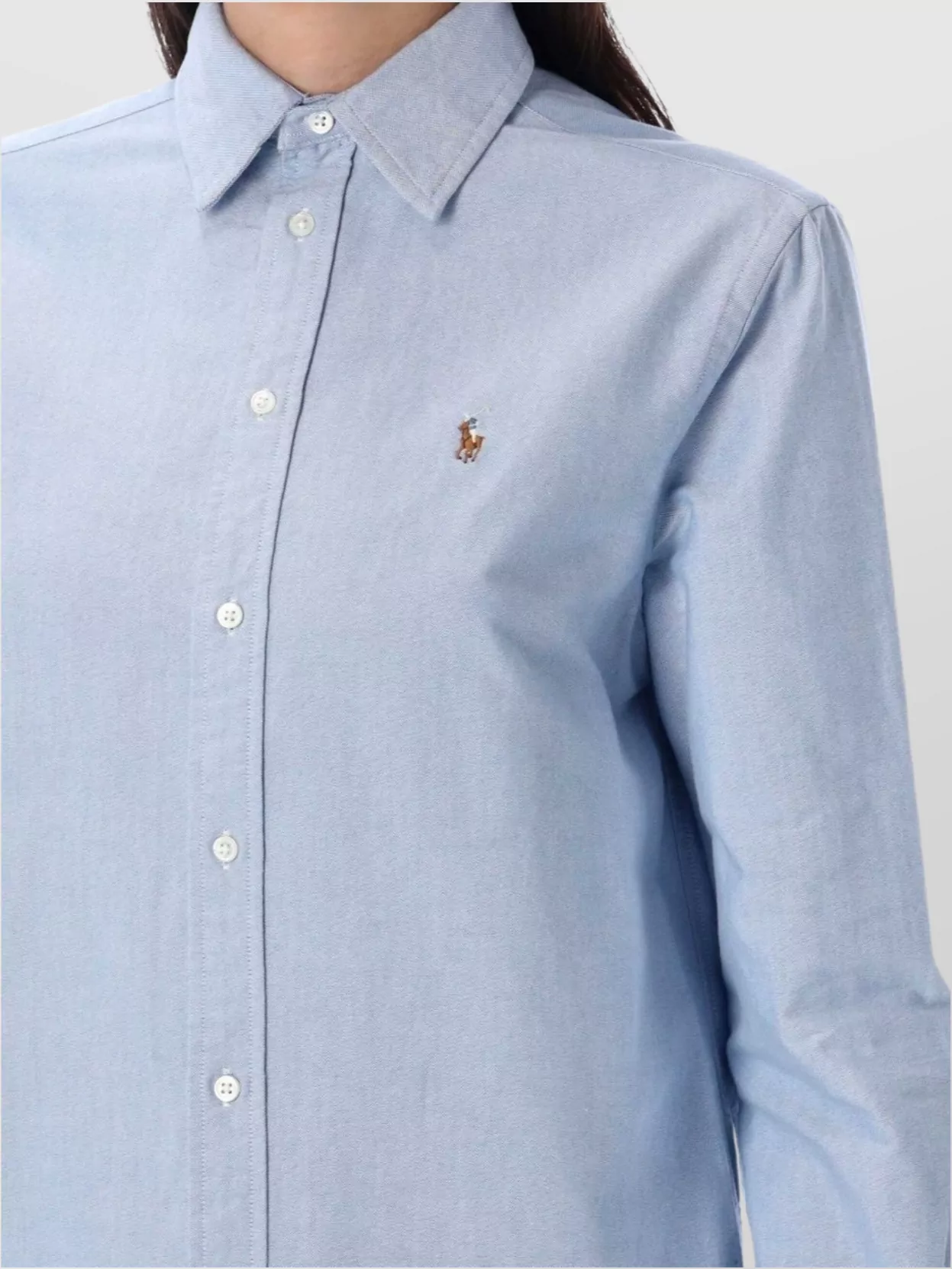 Polo Ralph Lauren Casual Oxford Shirt Hem Curved