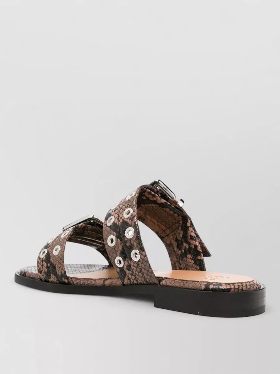 Ganni Patterned Sandals