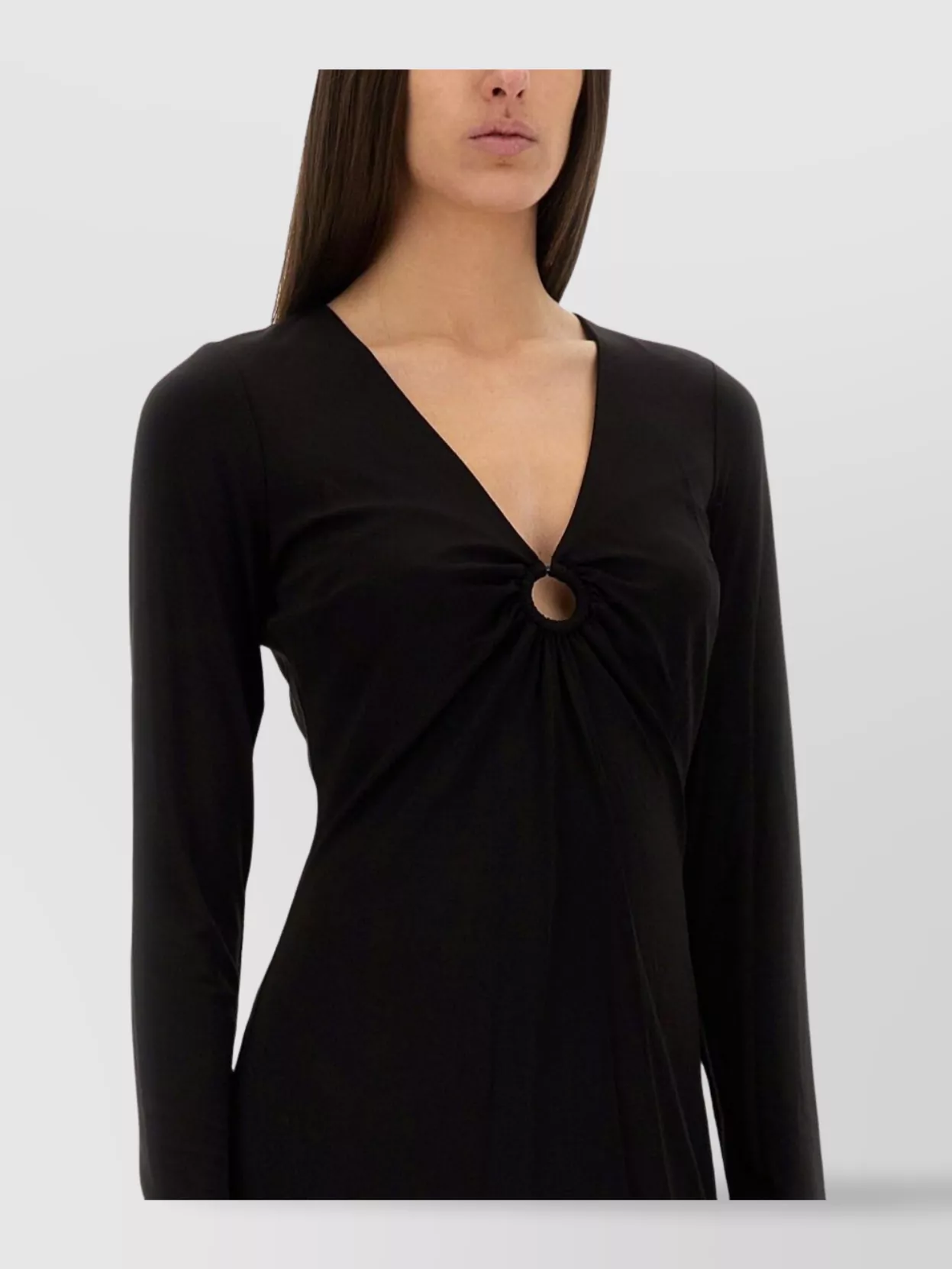 Michael Kors Jersey Dress With Drop Opening