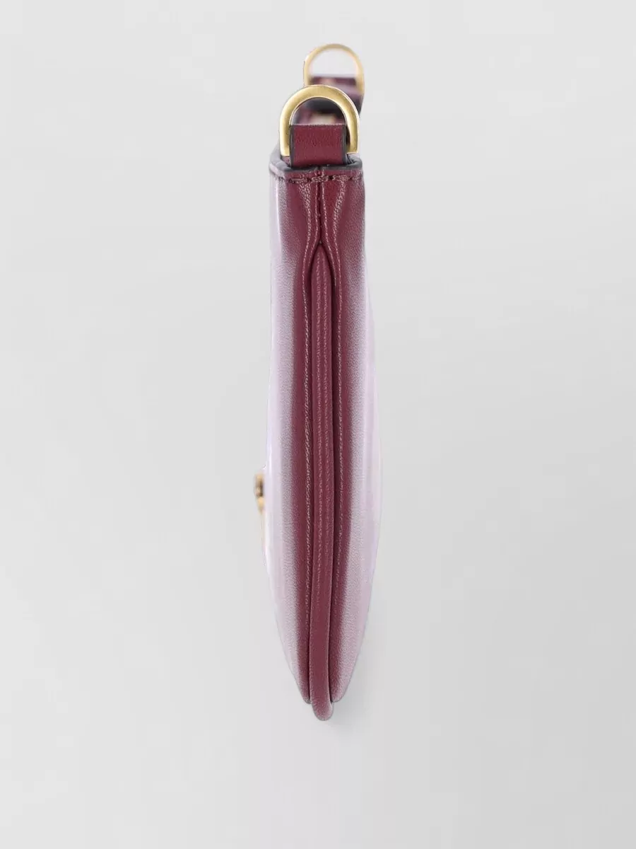 Pinko Love Bag Flat Leather Clutch Bag