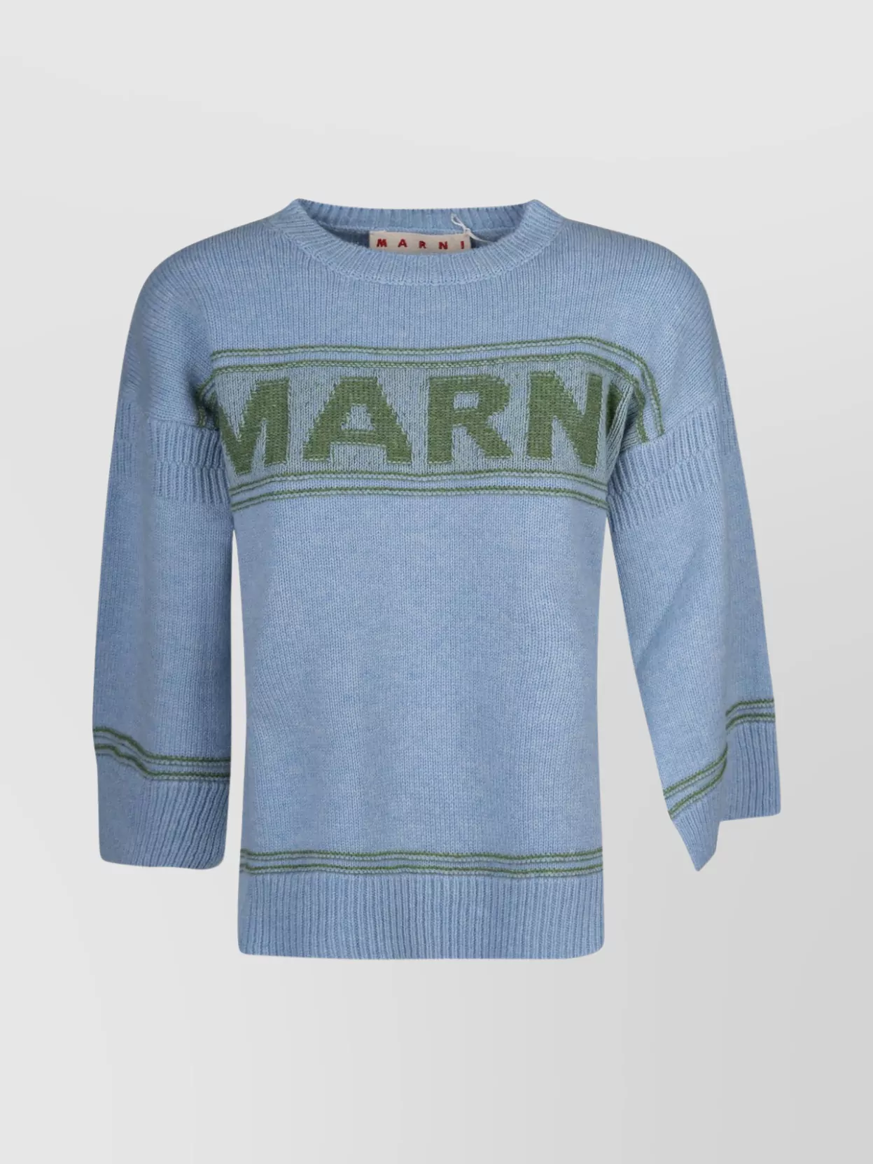 Marni Knitwear With Ribbed Cuffs And Hem In Animal Print