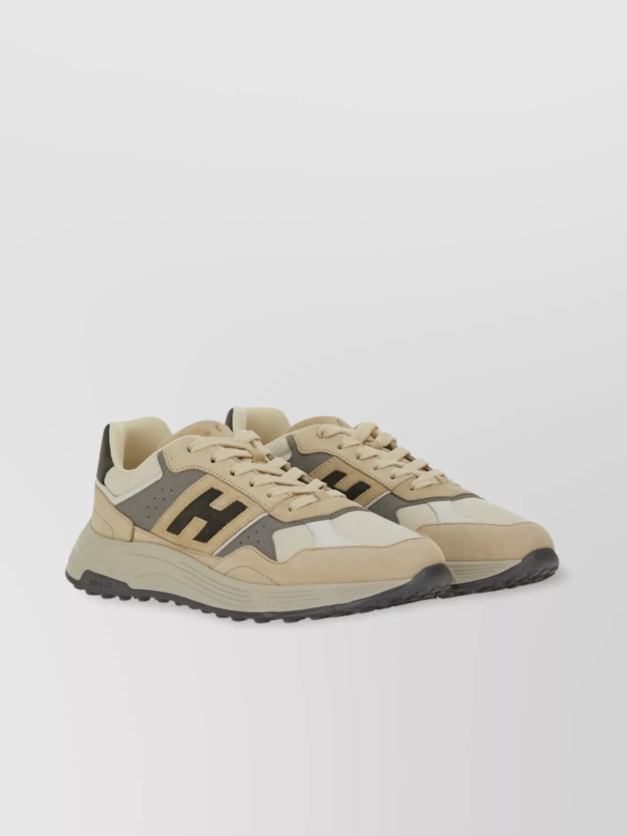 Hogan Sneakers With Contrast Panels And Rubber Sole