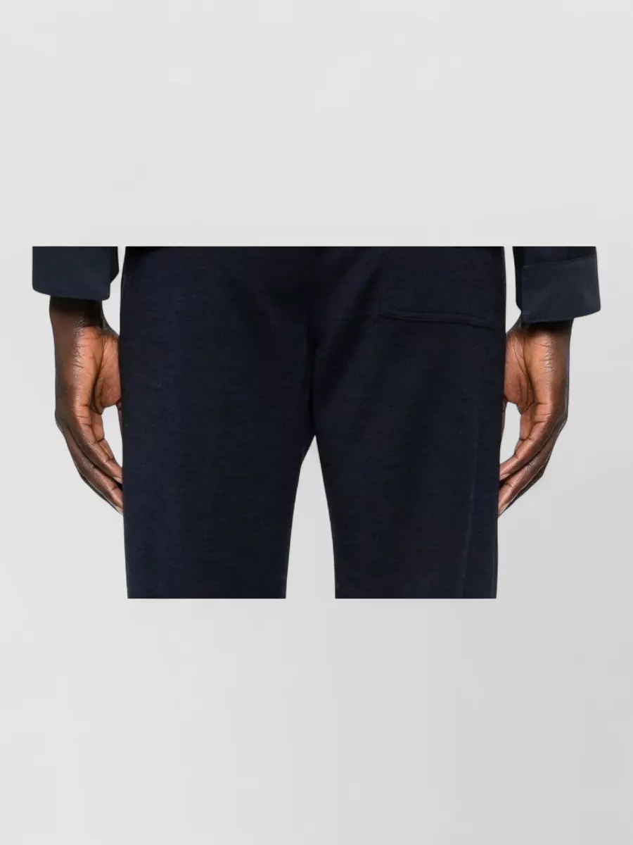 Lardini Jacket Zip Buttons High Collar Drawstring Hem