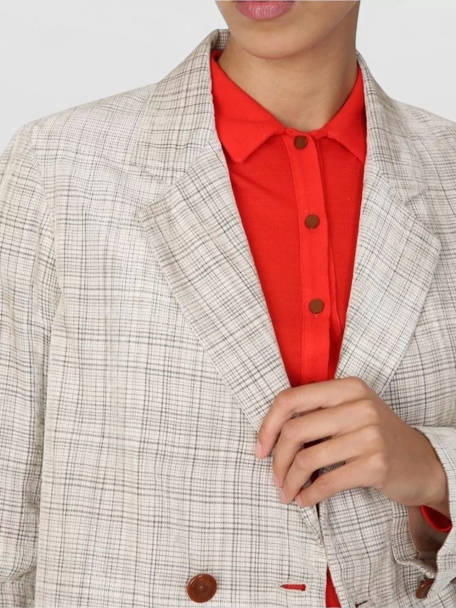 Alysi Double-Breasted Blazer