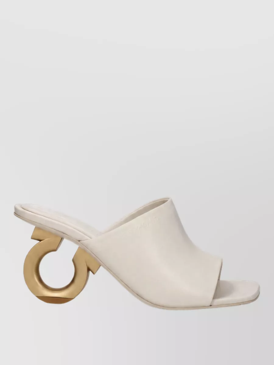 Ferragamo Leather Mules