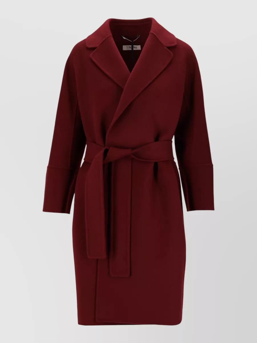 S Max Mara virgin wool single-breasted coat