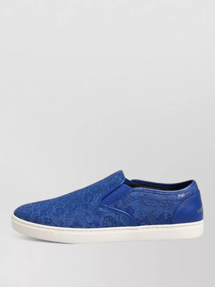 Dolce&Gabbana Leather Slip-On Sneakers