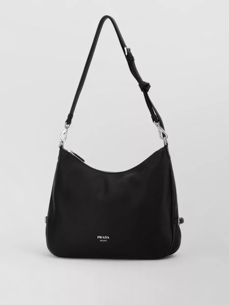 Prada Na Leather Shoulder Bag