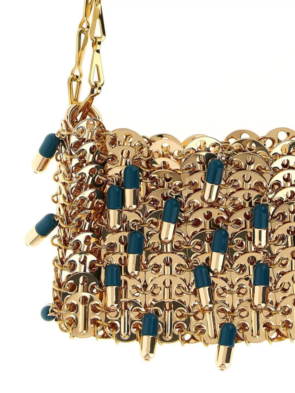 Paco Rabanne 1969 Nano Pils Shoulder Bag With Embellishments