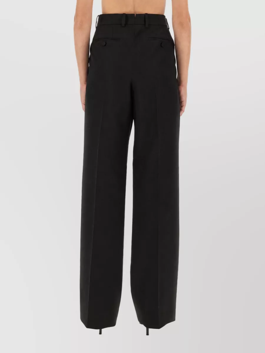 Tom Ford Wool Tailored Pants High Waist Pleated