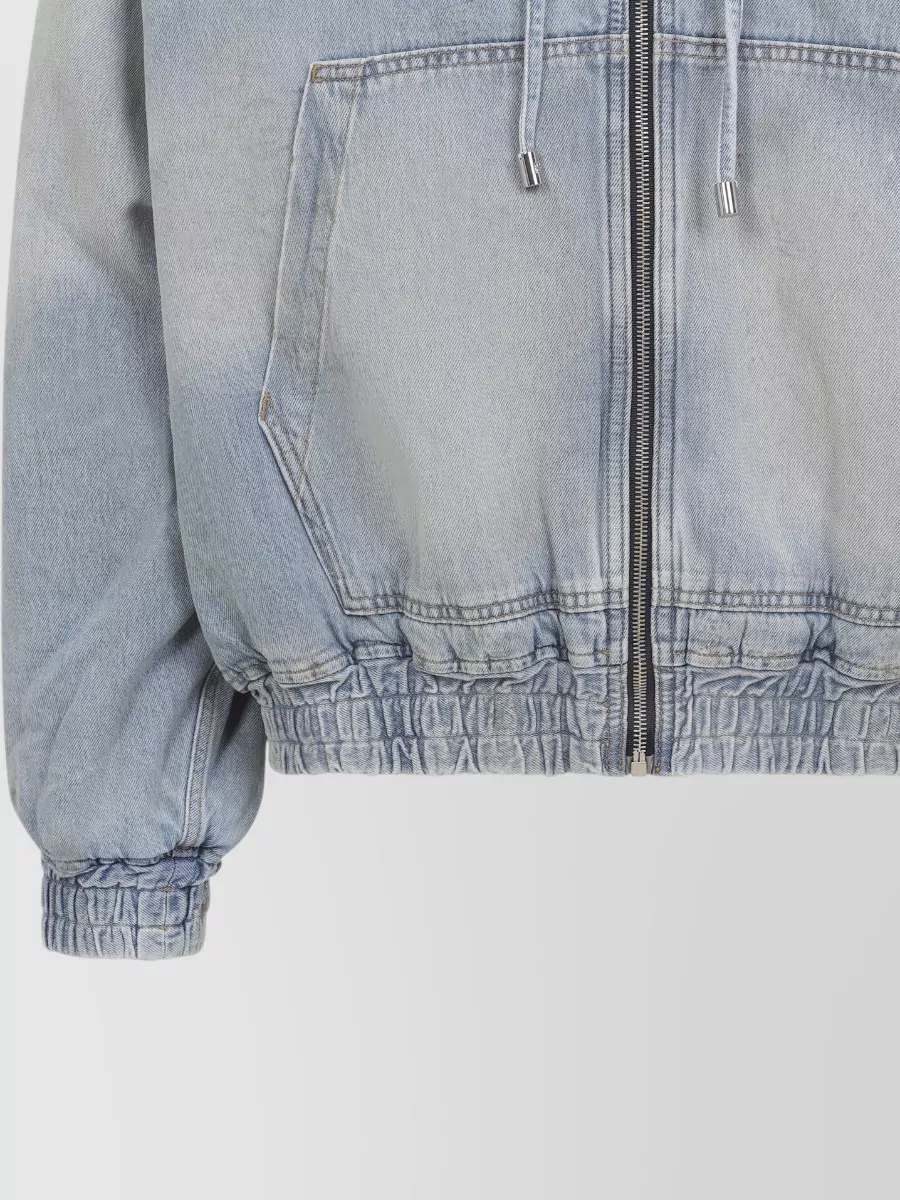 Amiri Denim Zip Hoodie