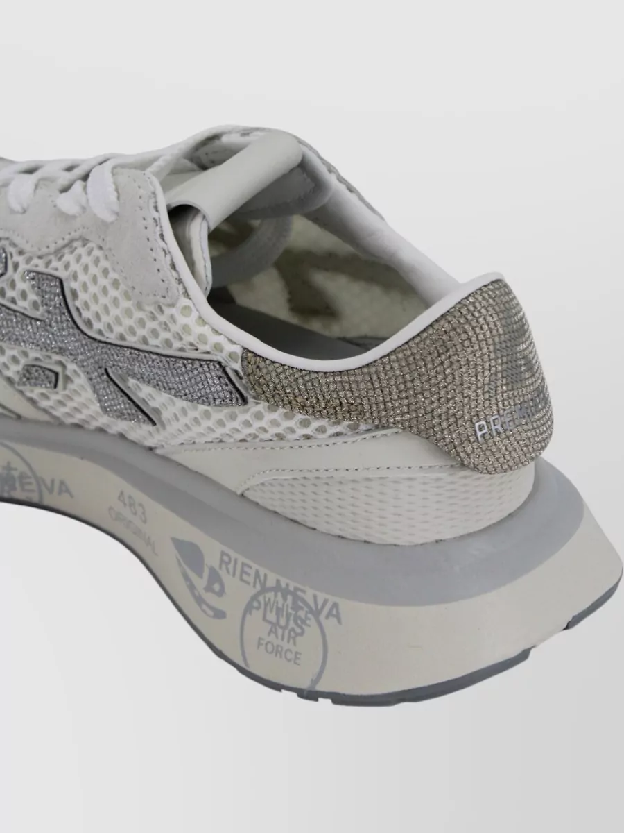 Premiata Leather Low-Top Sneakers