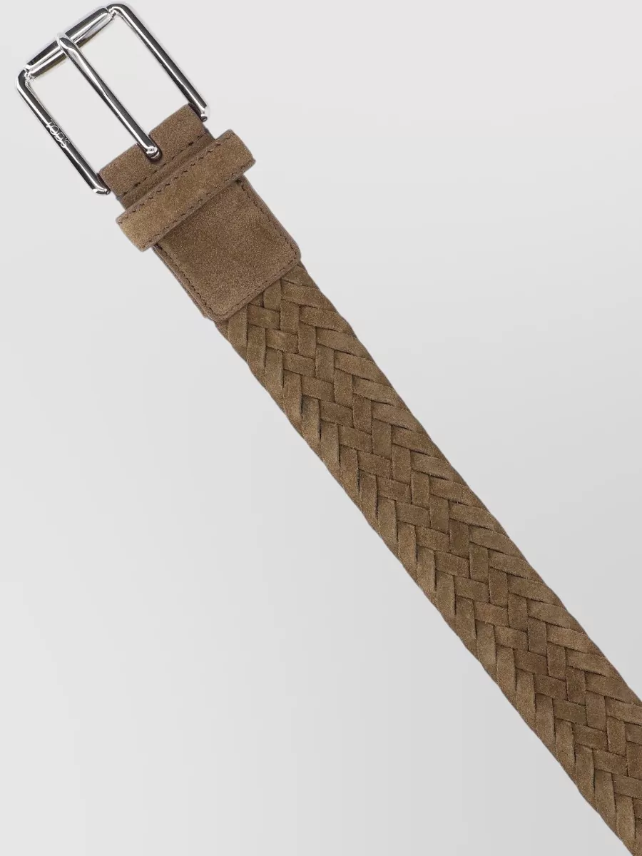 Tod's Adjustable Braided Belts For Versatile Styling