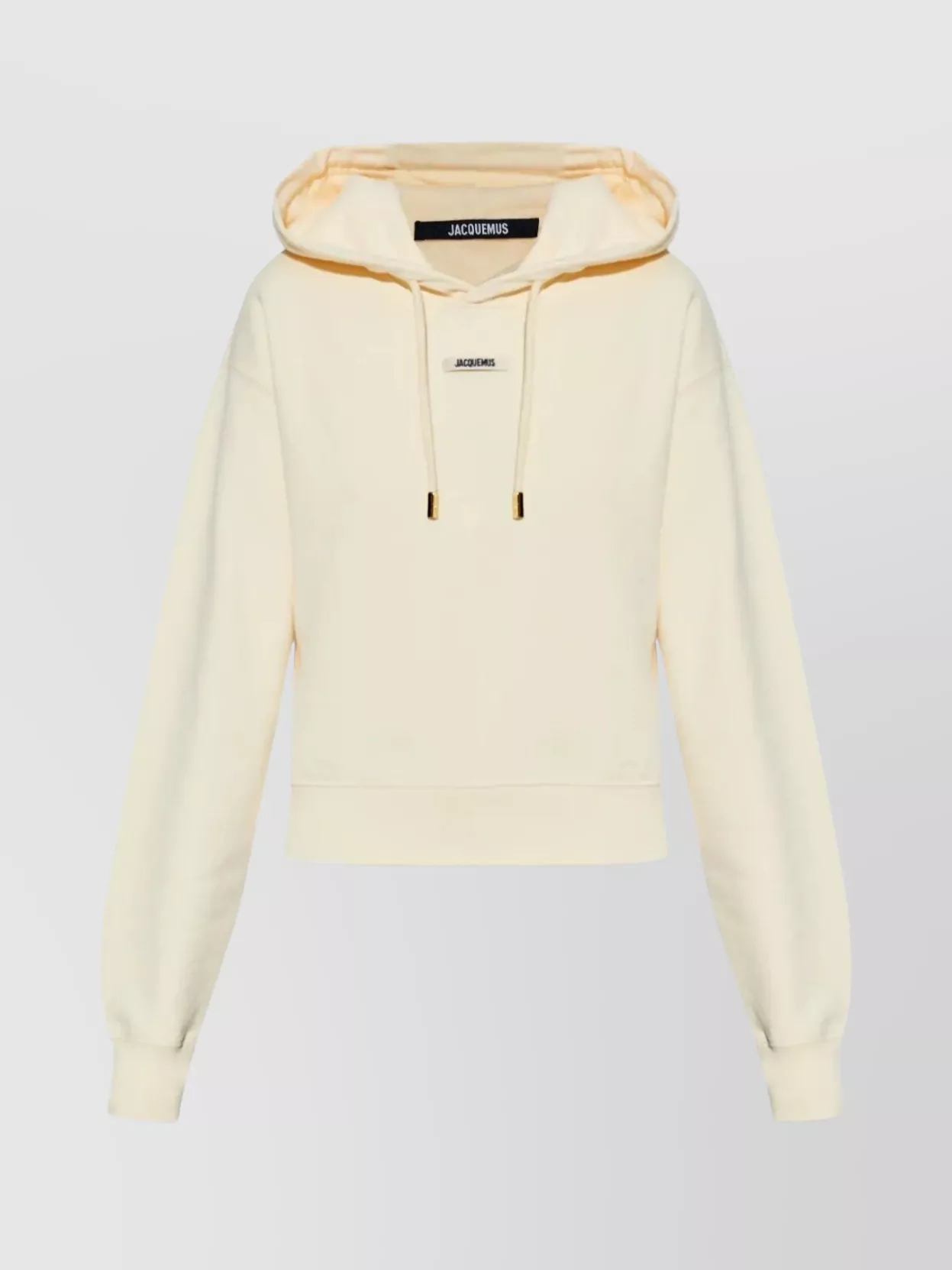 Jacquemus Logo Hoodie In Neutral