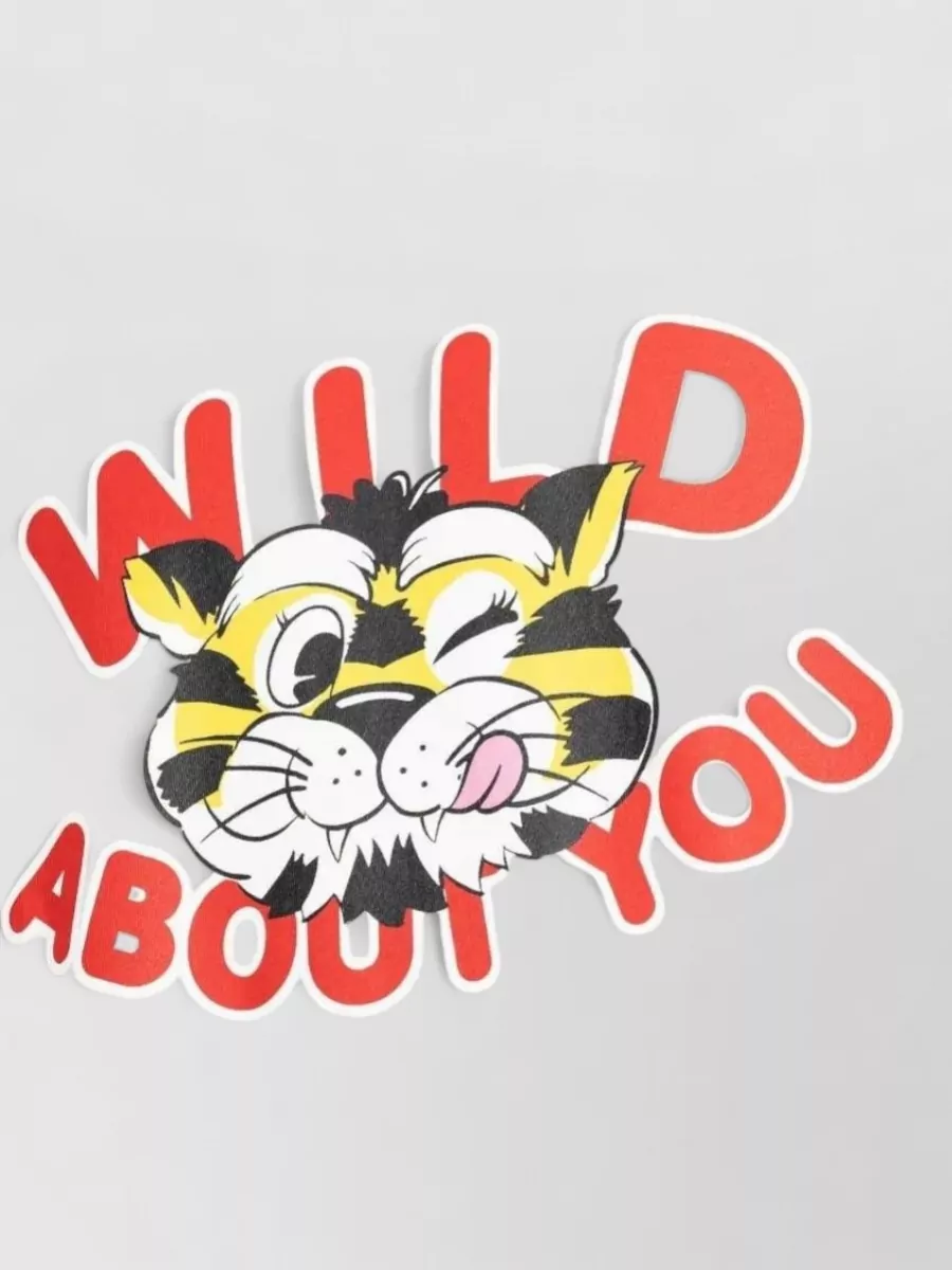 Kenzo Wild Tiger Graphic Short Sleeve Crew T Shirt