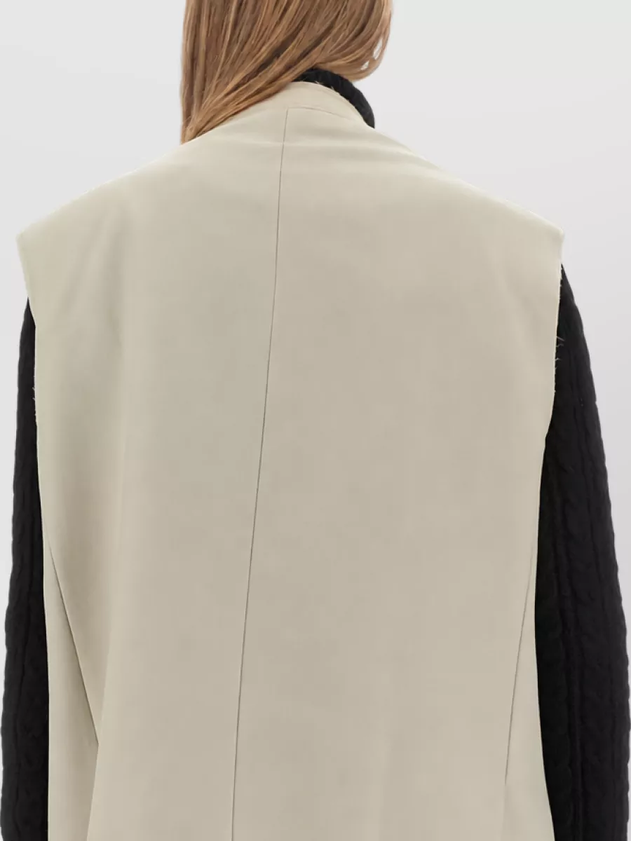 Mm6 Maison Margiela Single-Breasted Fitted Jacket