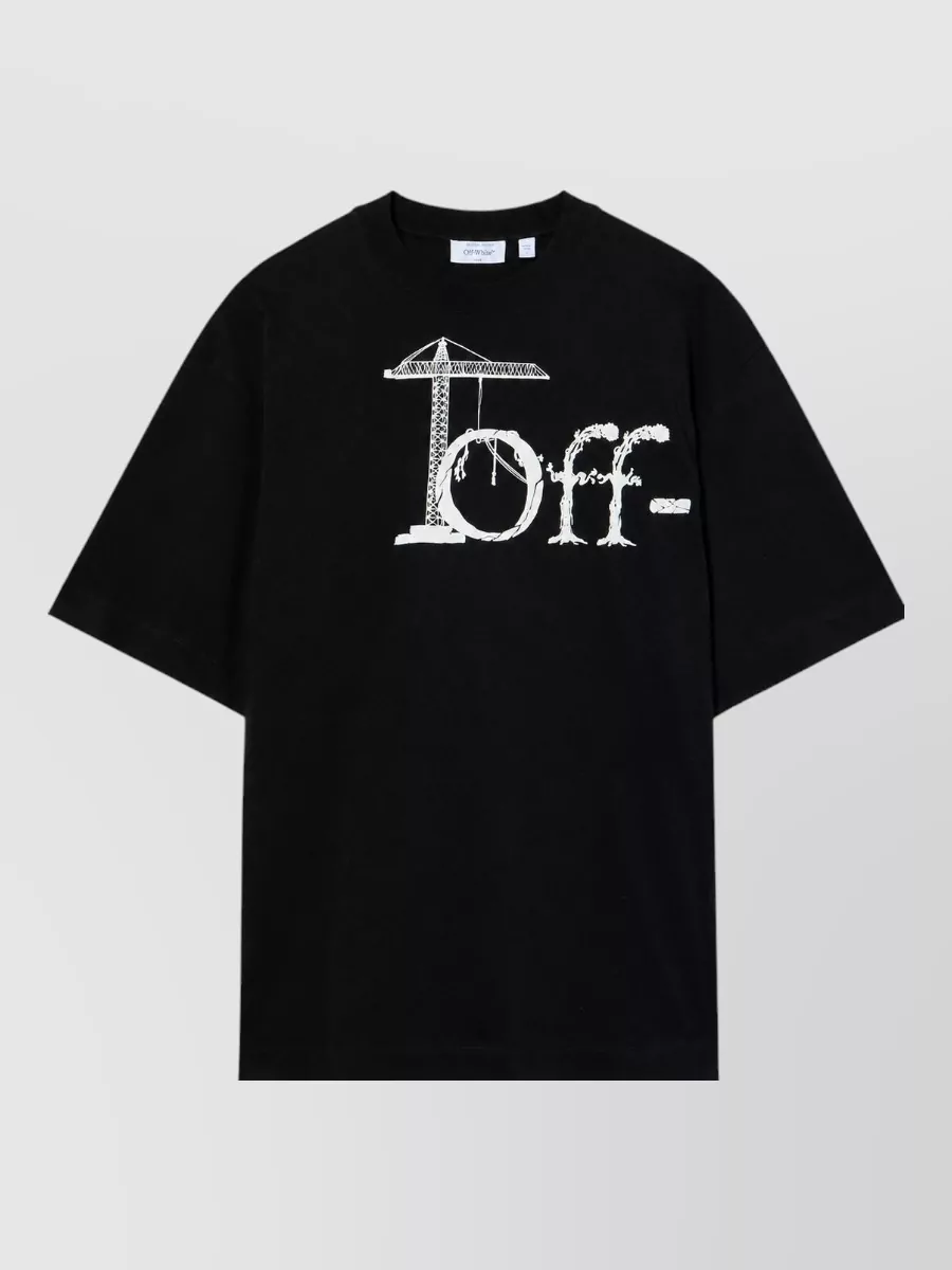 Off-White logo-print cotton t-shirt