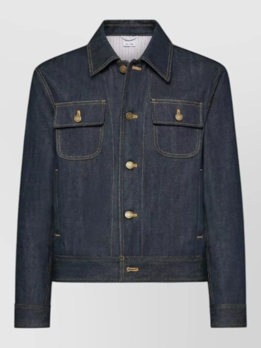 Thom Browne denim flared jacket