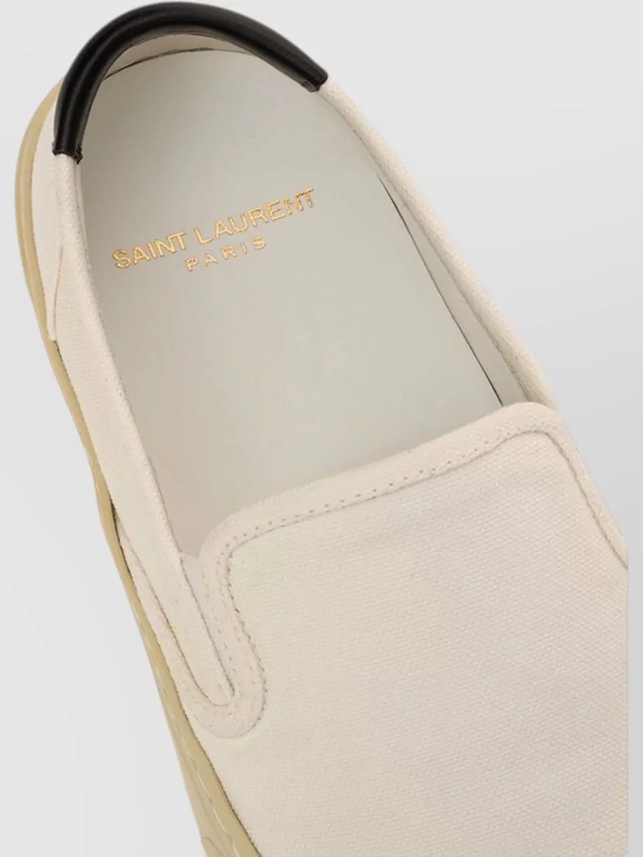 Saint Laurent Cotton Slip-On Sneakers