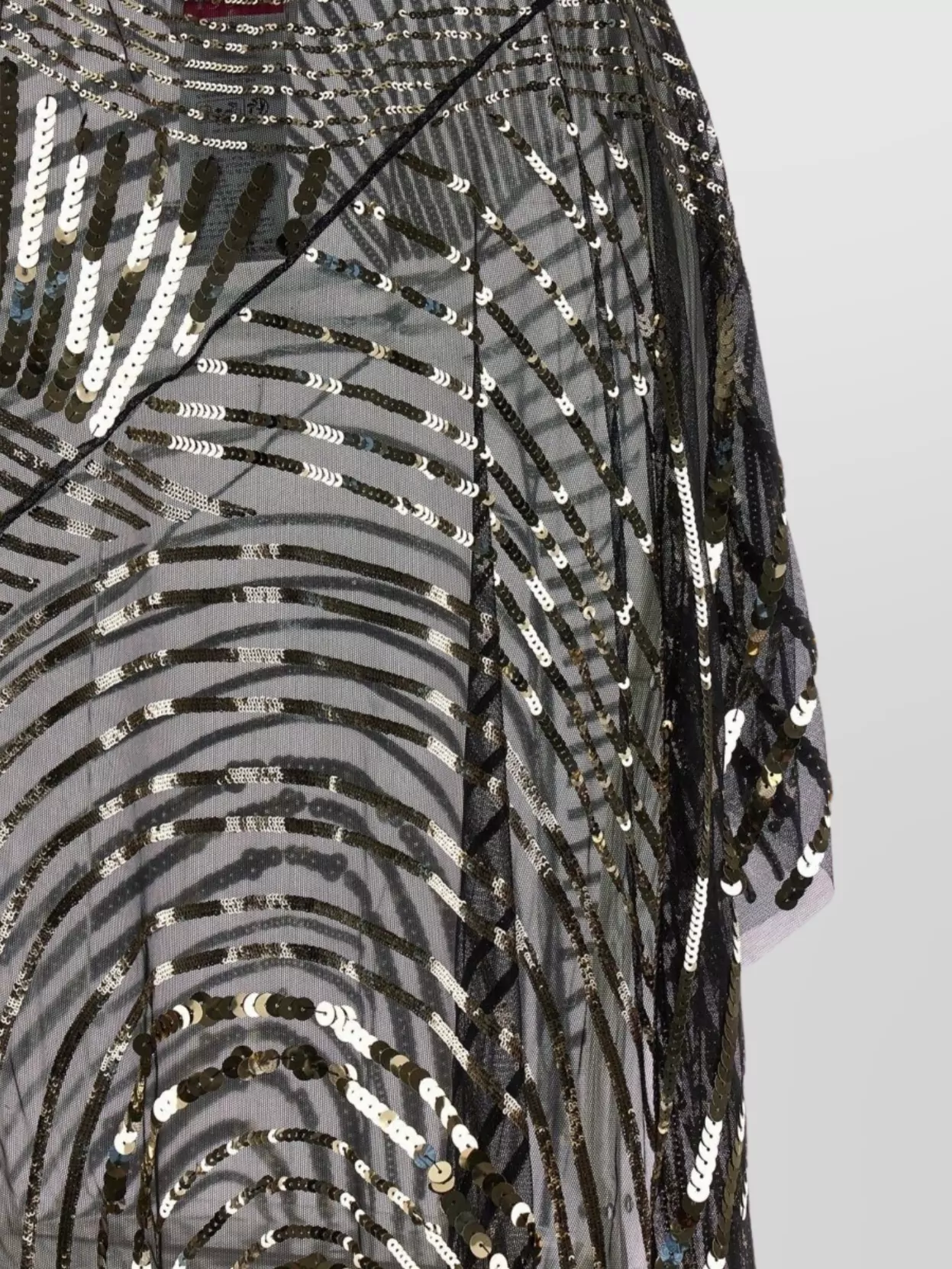 Pucci Long Dress With Sheer Overlay And Sequins