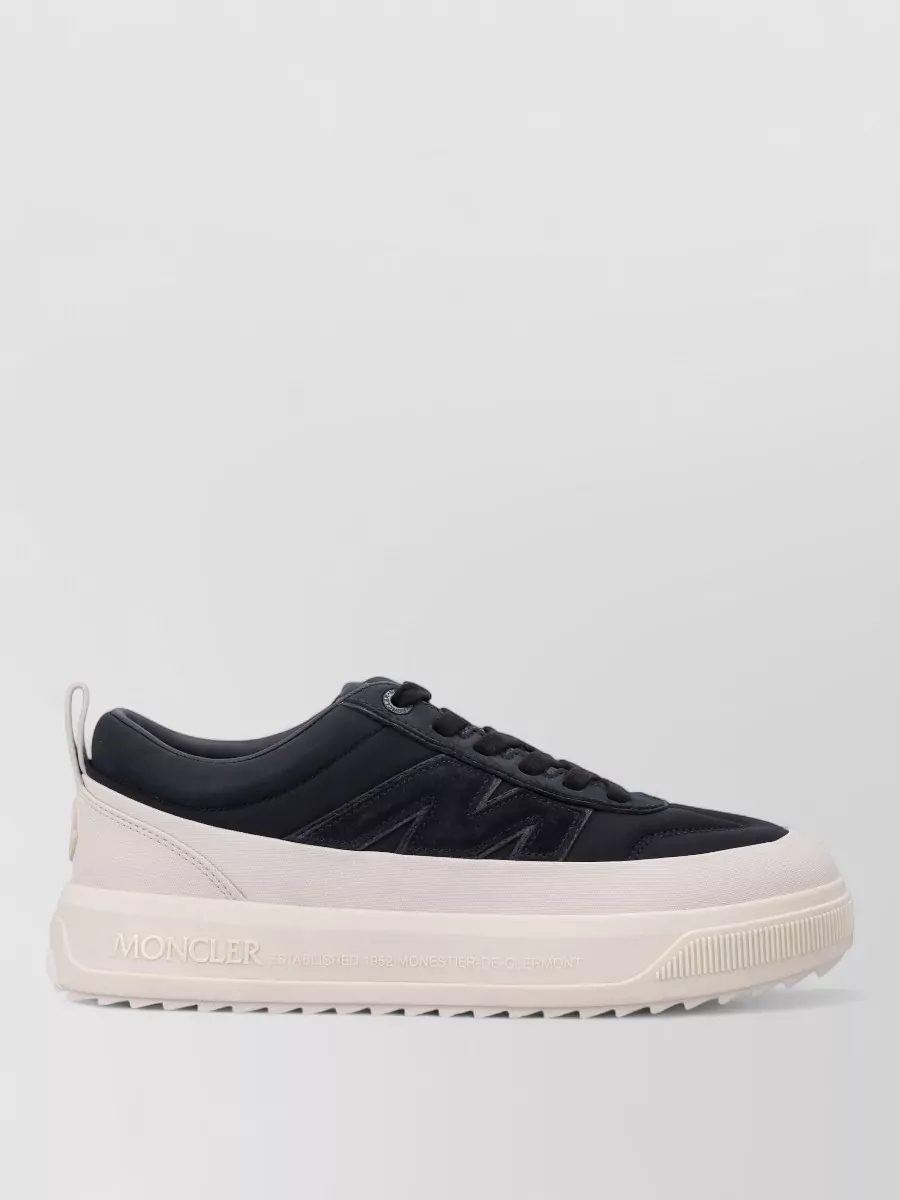 Moncler Suede Low-Top Sneakers