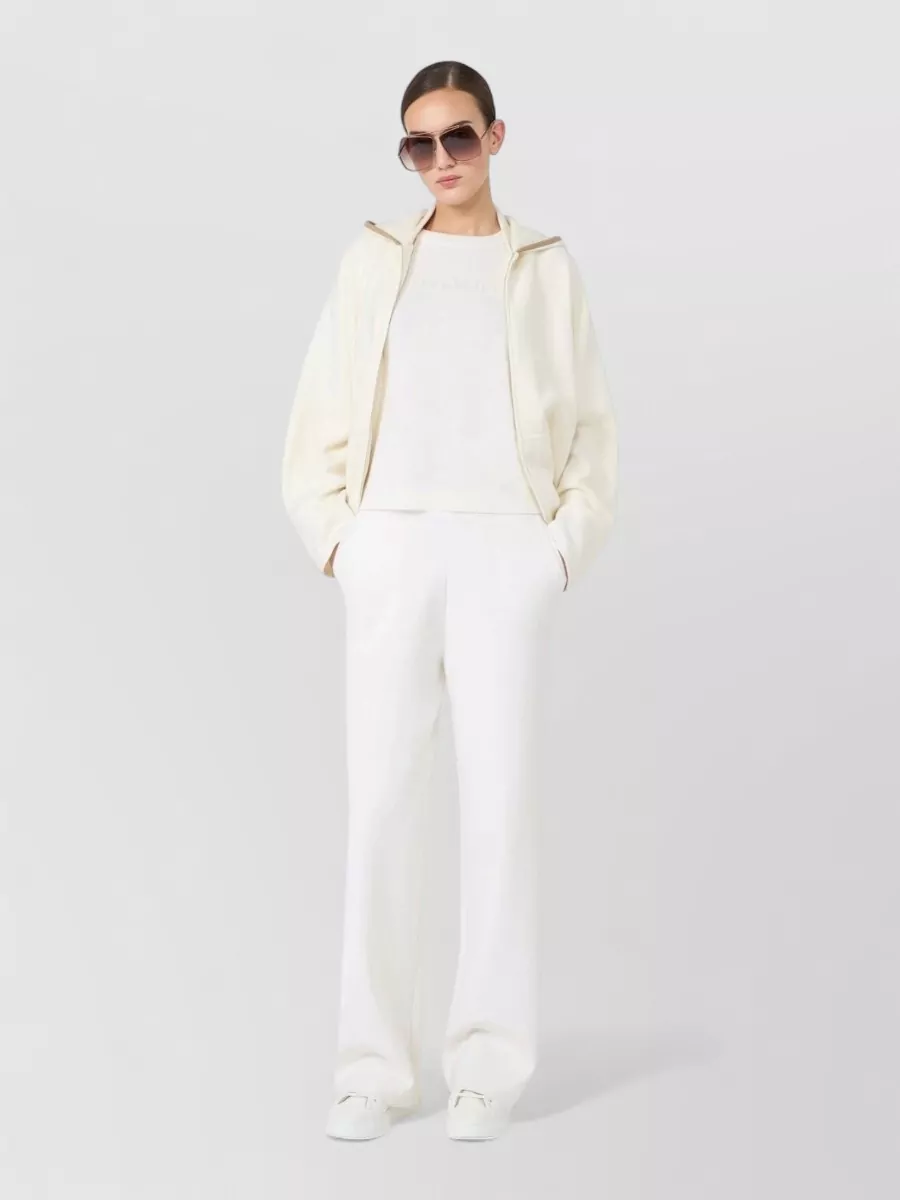 Max Mara Wool Long-Sleeve Crewneck Sweater
