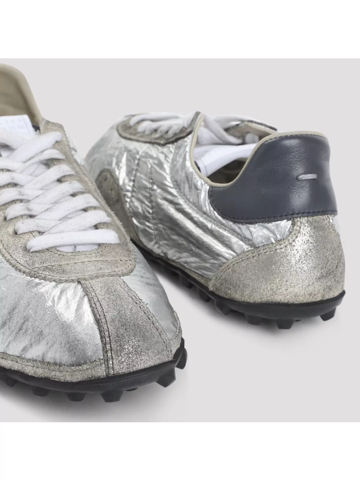 Maison Margiela Low Top Sneakers Metallic Finish