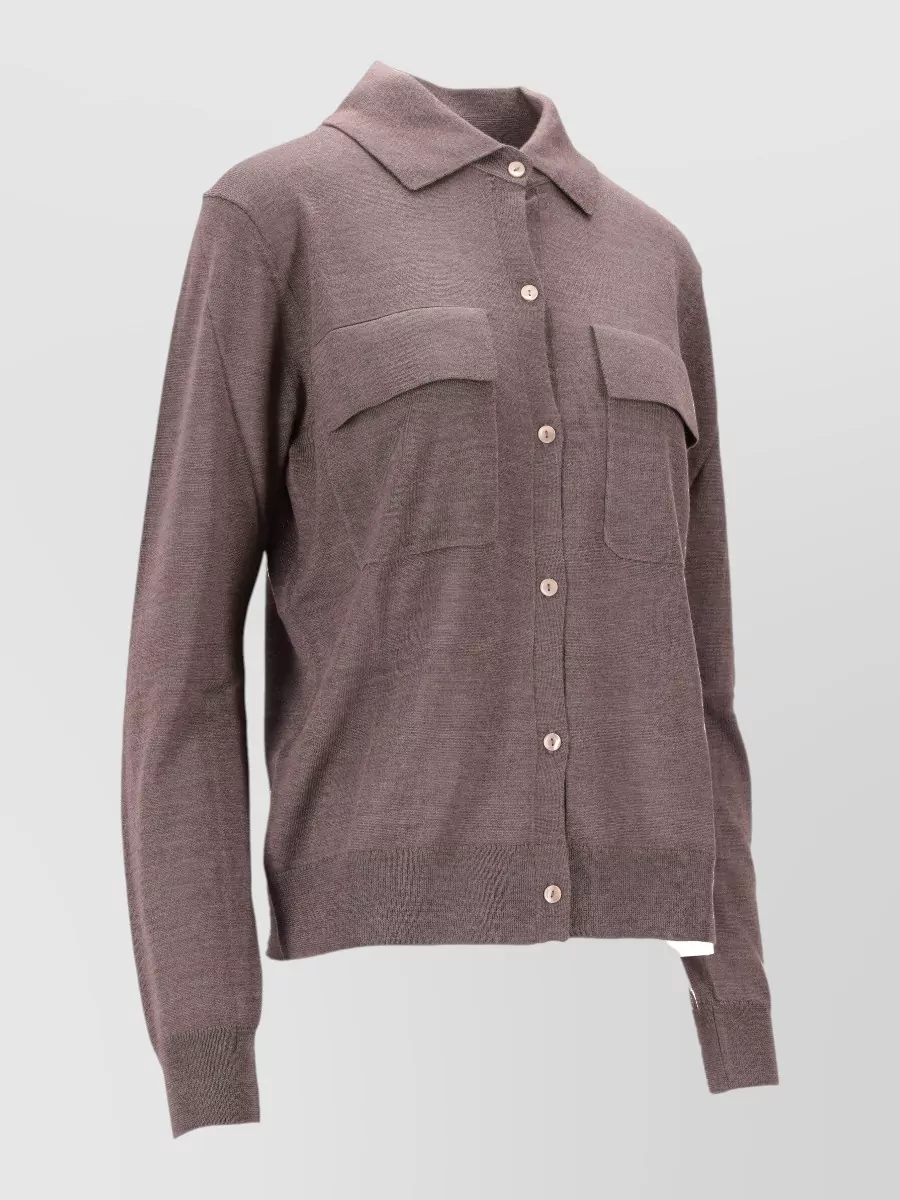 Parosh Cashmere Wool Silk Cardigan