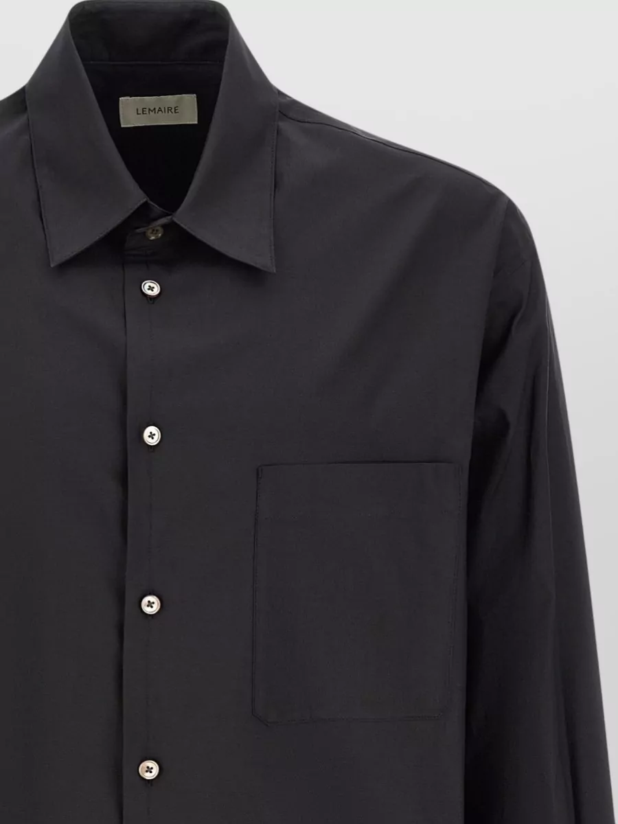 Lemaire Silk Blend Regular Fit Shirt