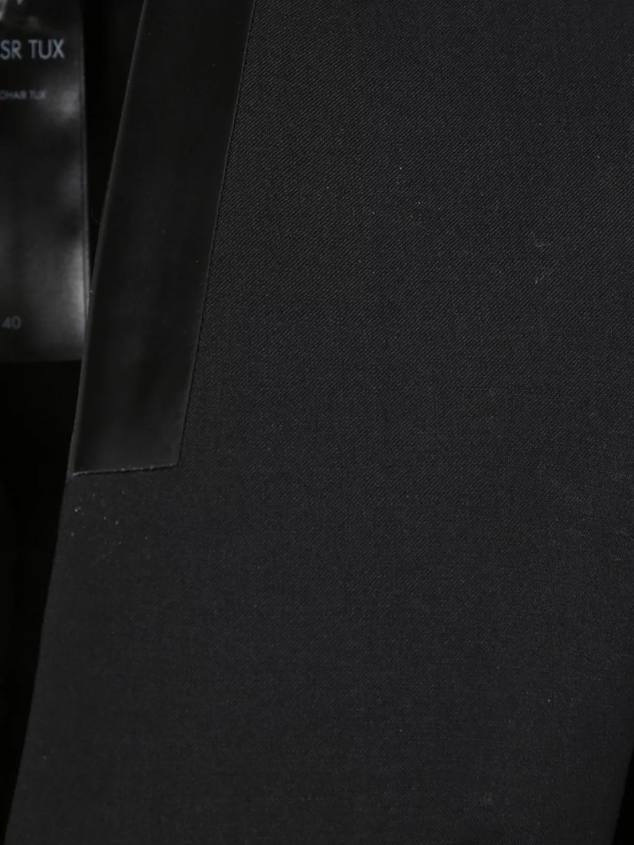 Sapio Mohair Tux Single Brested Blazer In Black