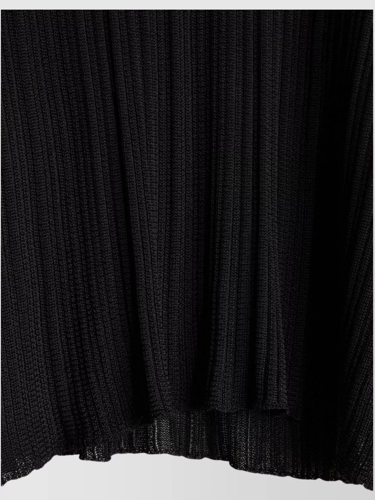 Tom Ford Ribbed Viscose Crew Neck Top
