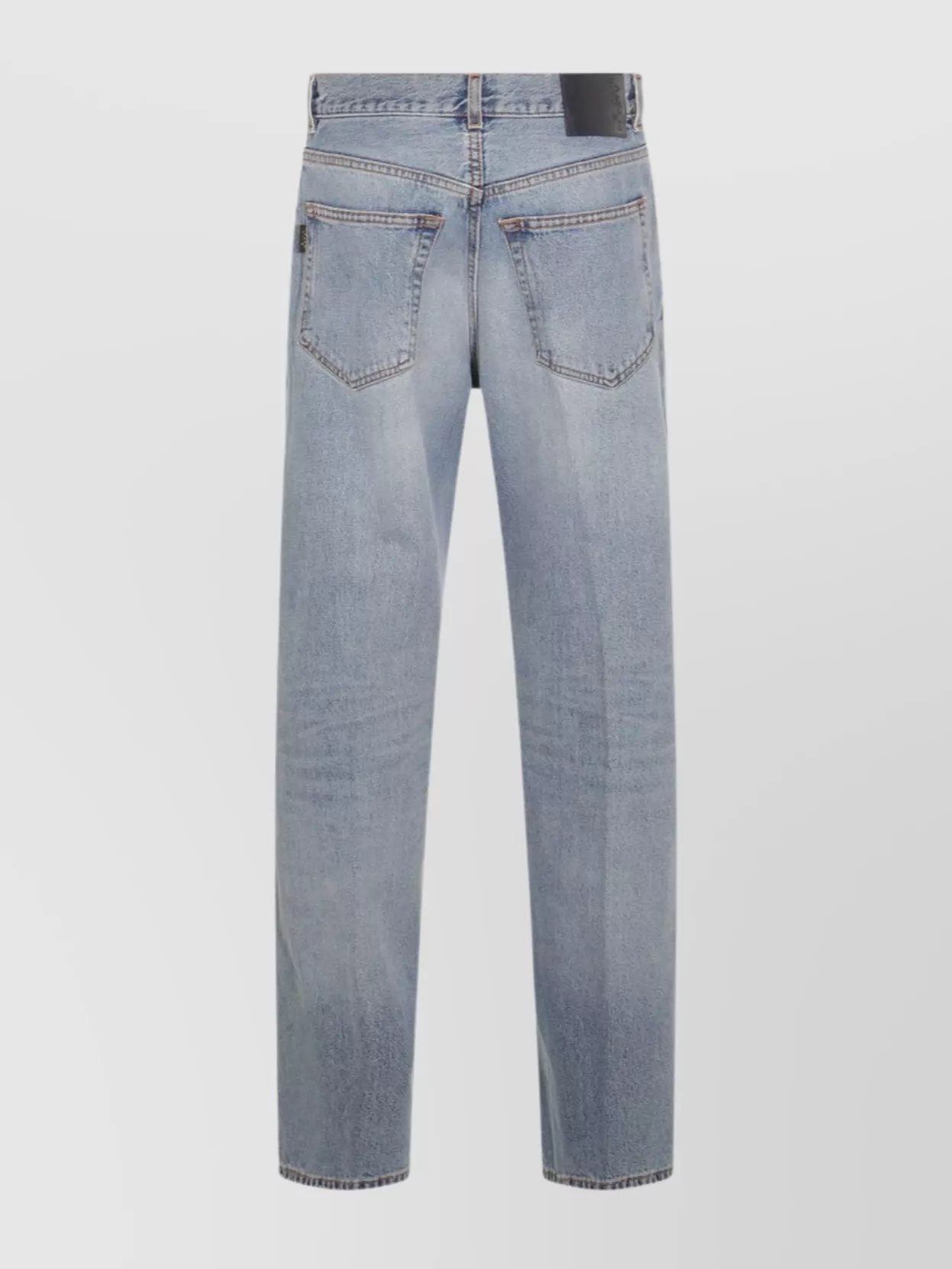 Haikure Straight Leg Trousers Belt Loops
