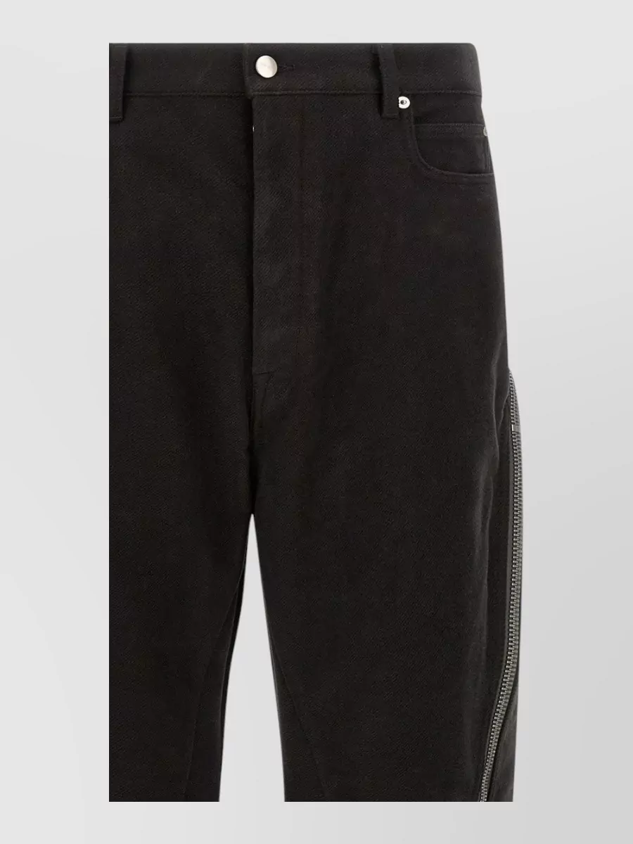 Rick Owens denim high-rise flared trousers
