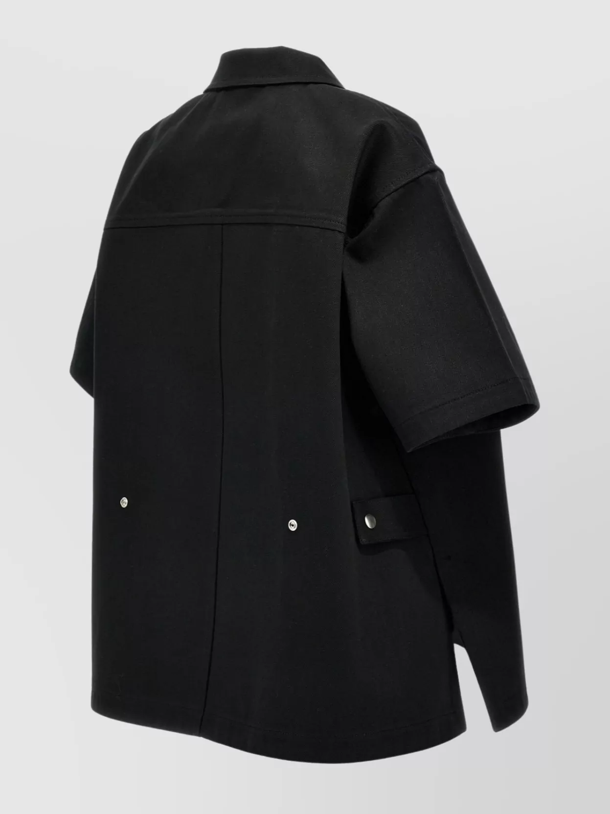 Jil Sander Short Sleeve Denim Shirt With Collared Neck