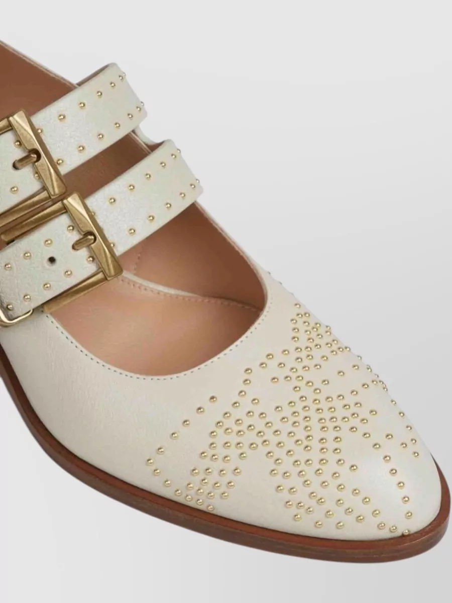 Chloé Leather Ballerina Shoes