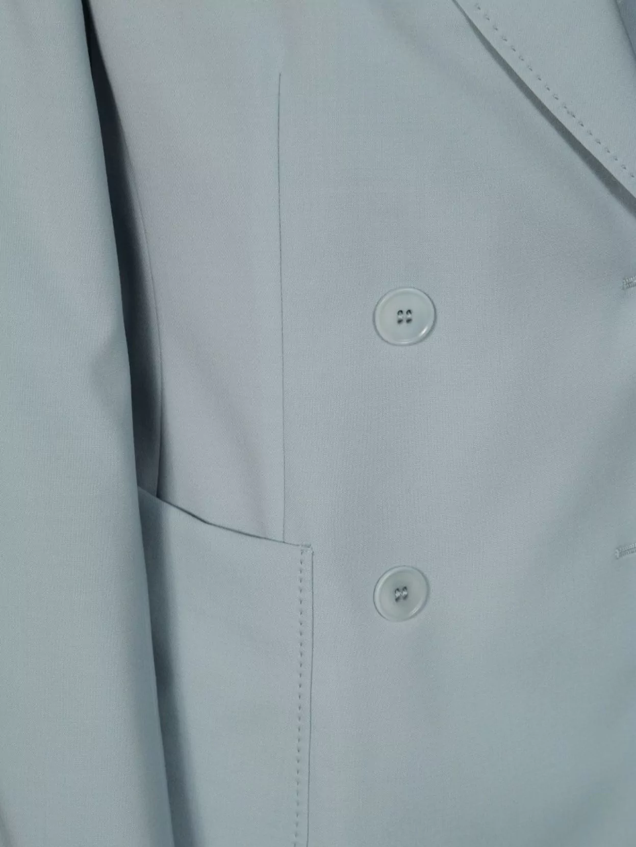 Weekend Max Mara Stretch Double-Breasted Jacket Button Detailing