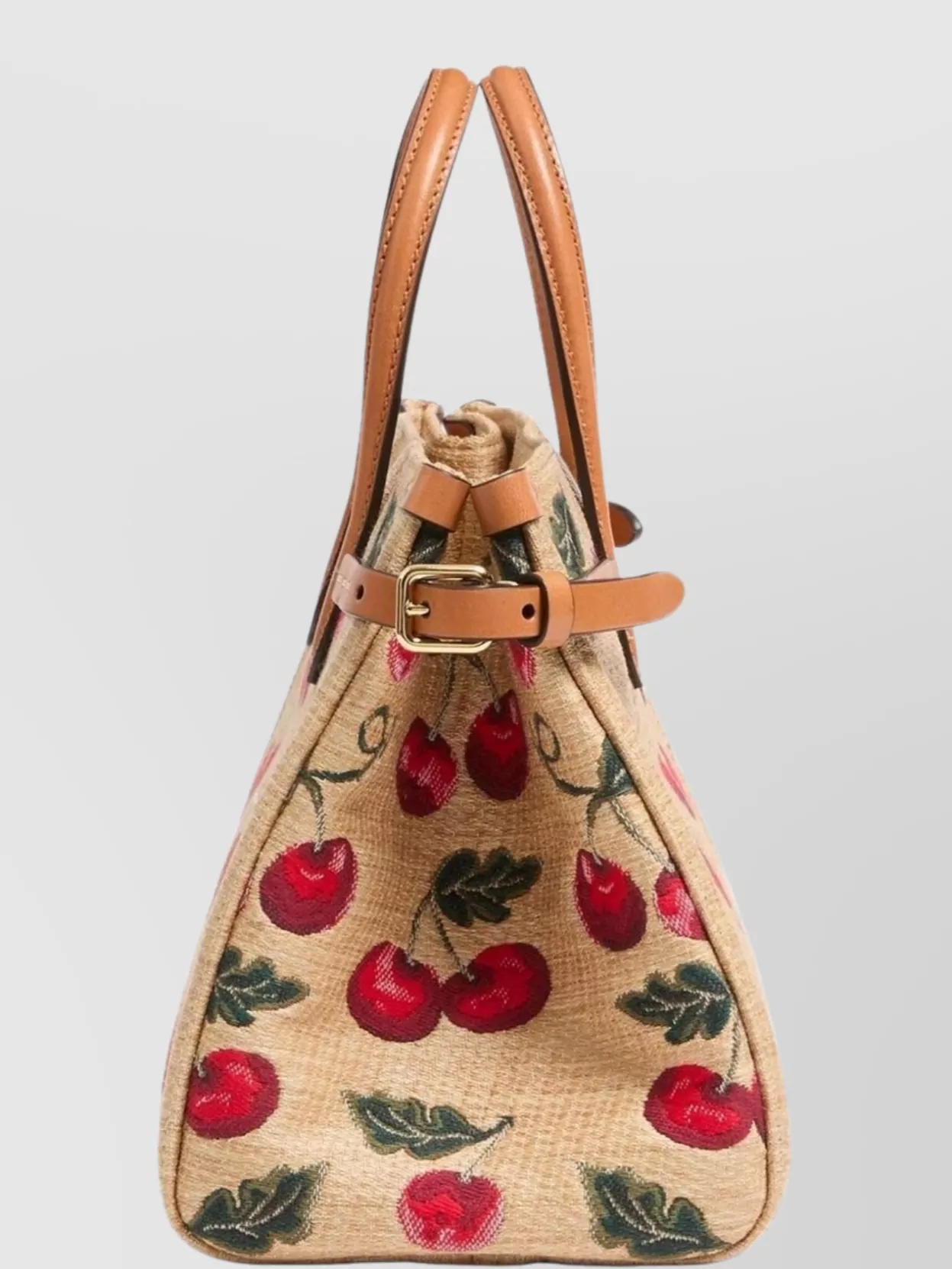 Shop Valentino Top Handle Tote Bag With Cherry Print