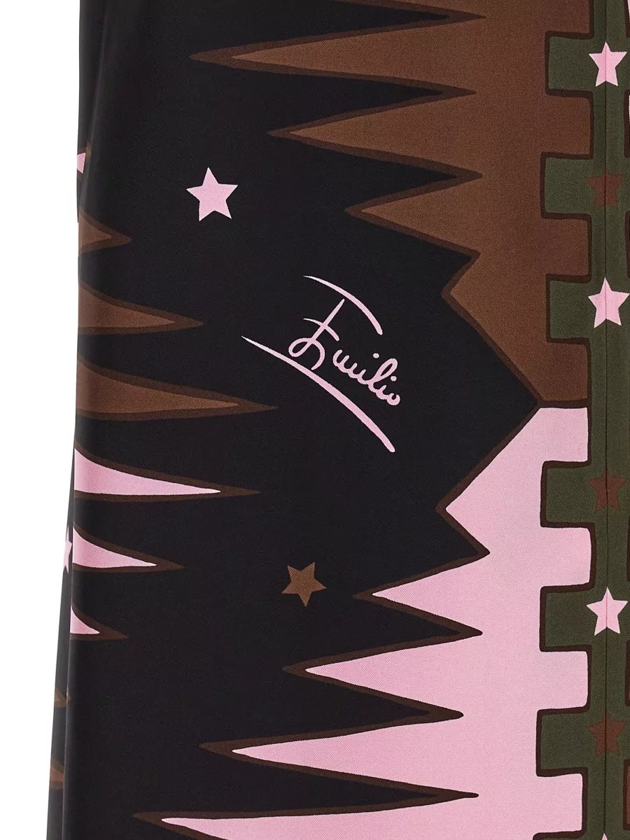 Pucci Silk valdimontone print sleeveless mini dress