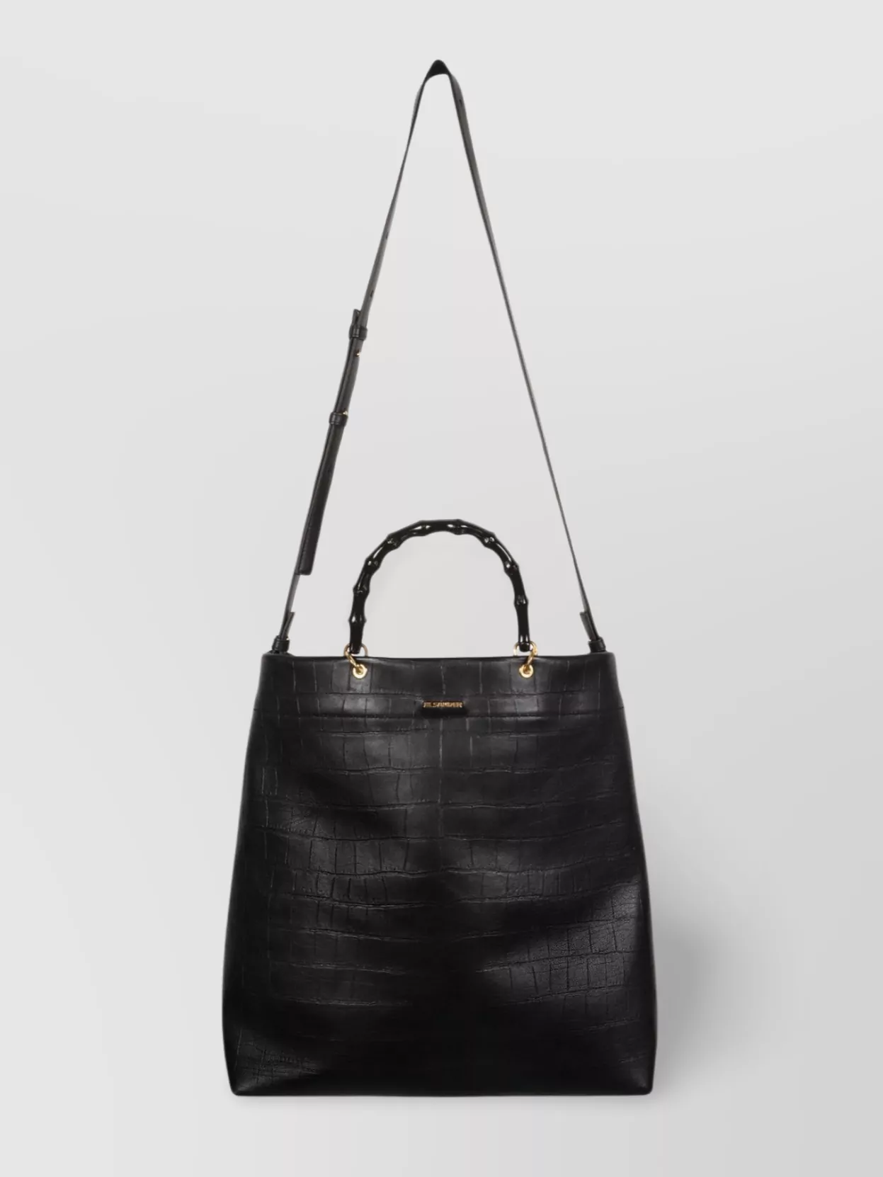 Jil Sander Exotic Leather Tote Bag