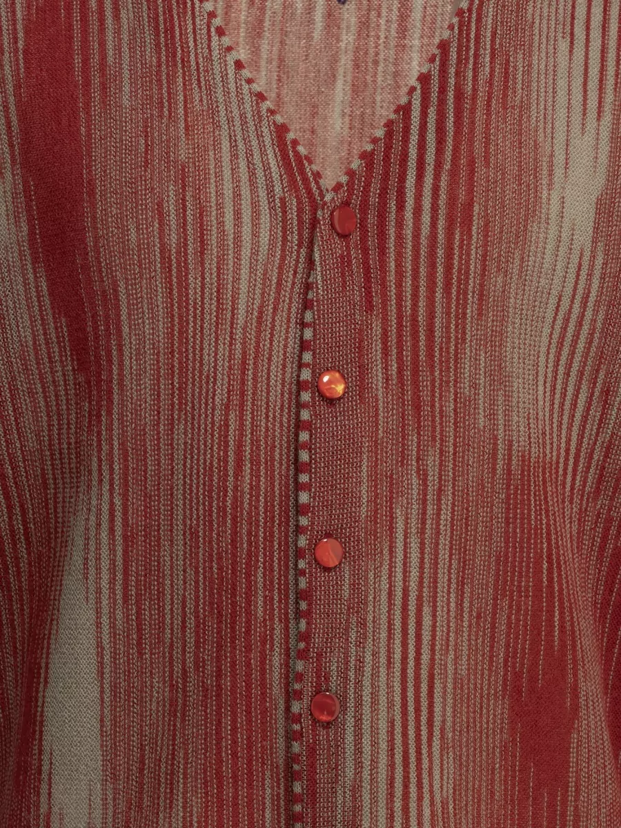Needles Striped Mohair Cardigan