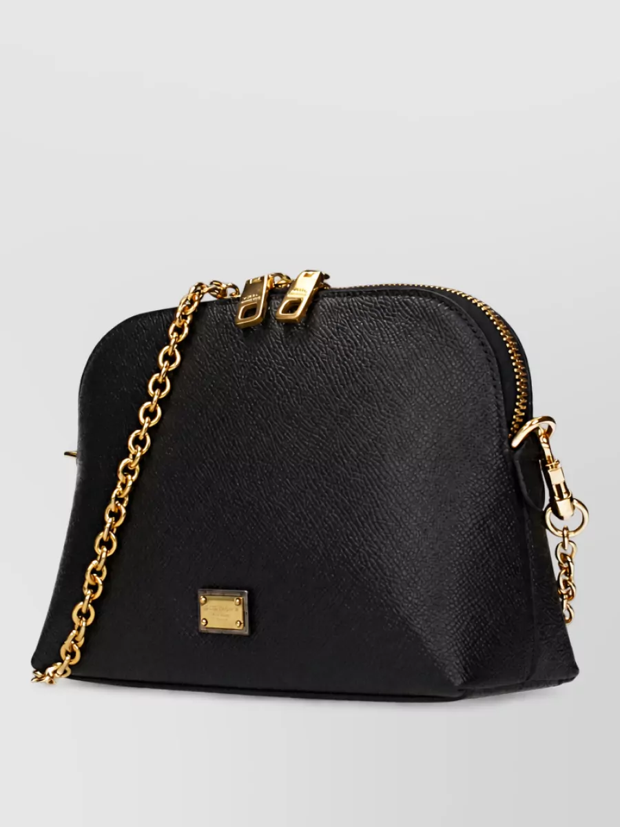 Dolce&Gabbana Na Leather Clutch Bag
