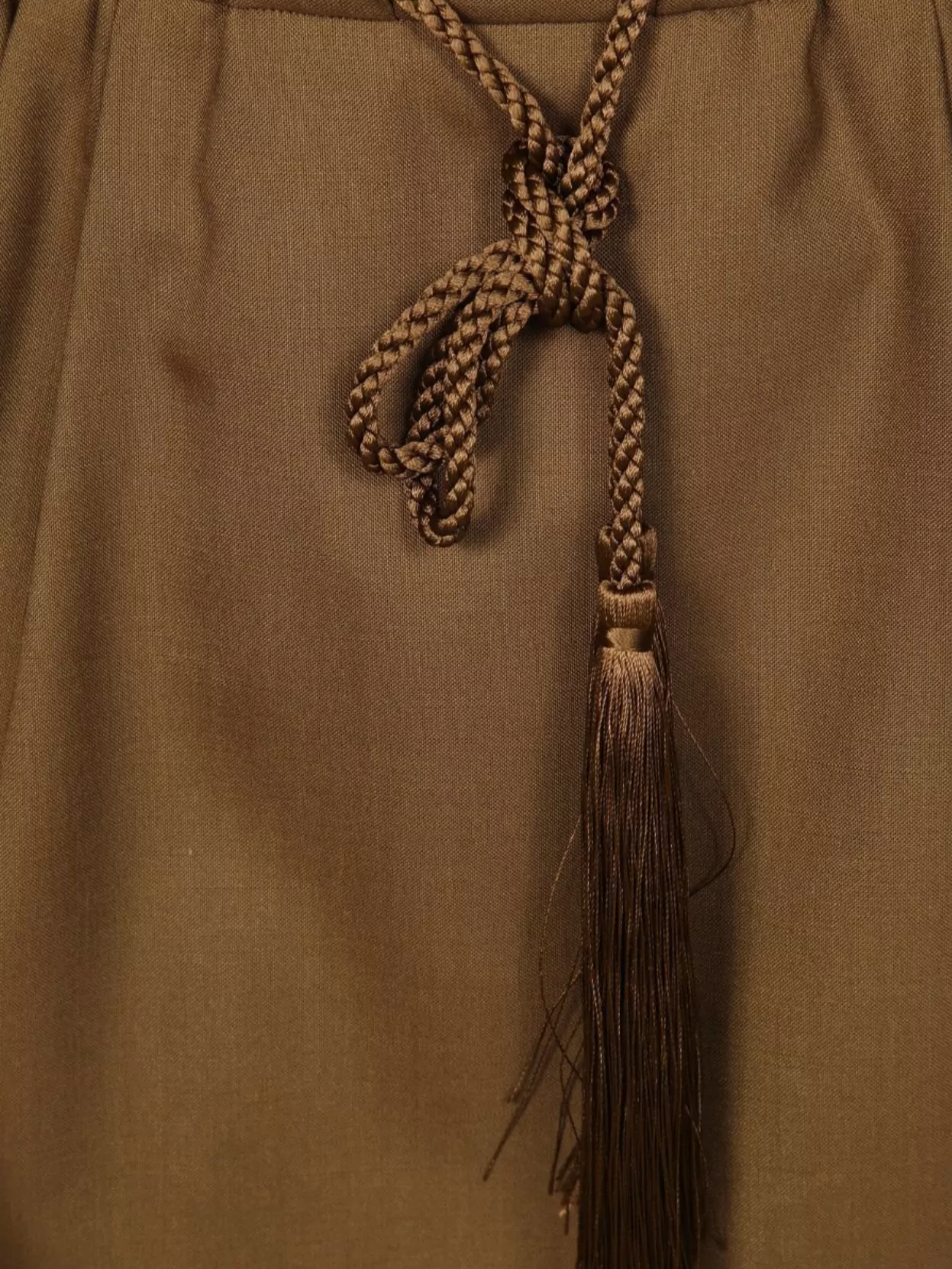 Max Mara Waistband Elastic Tassel Detail Skirt