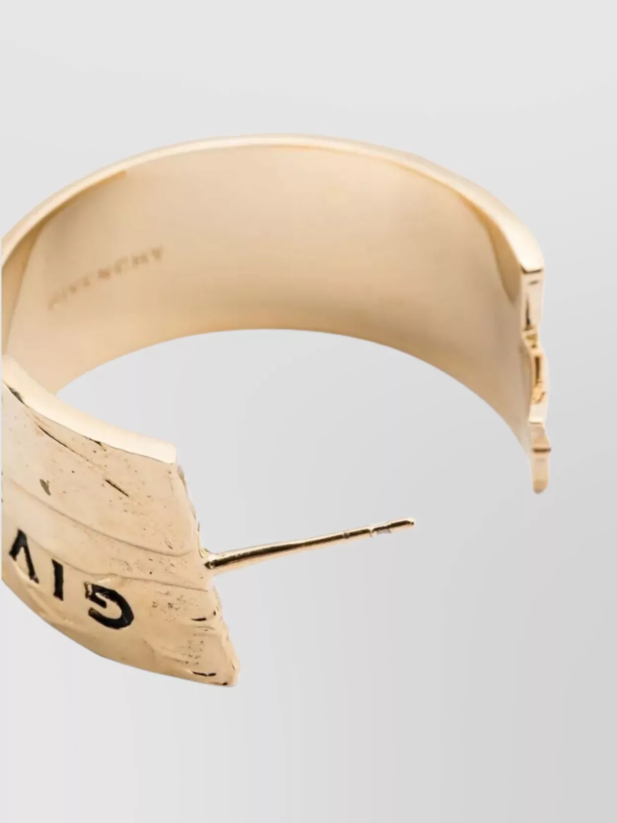 Givenchy Metal And Enamel Open Cuff Earrings