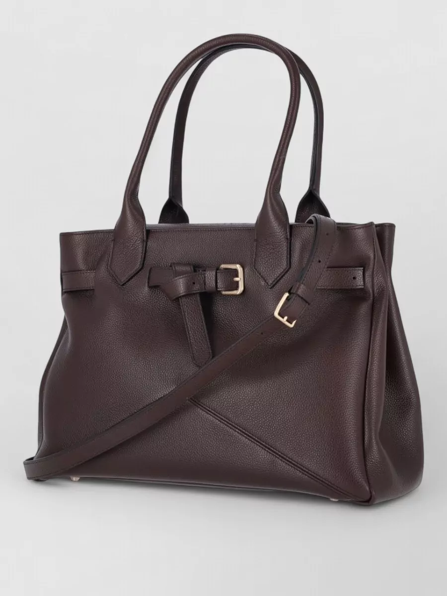 Ballantyne Tote Bag Structured Shape Top Handles Strap